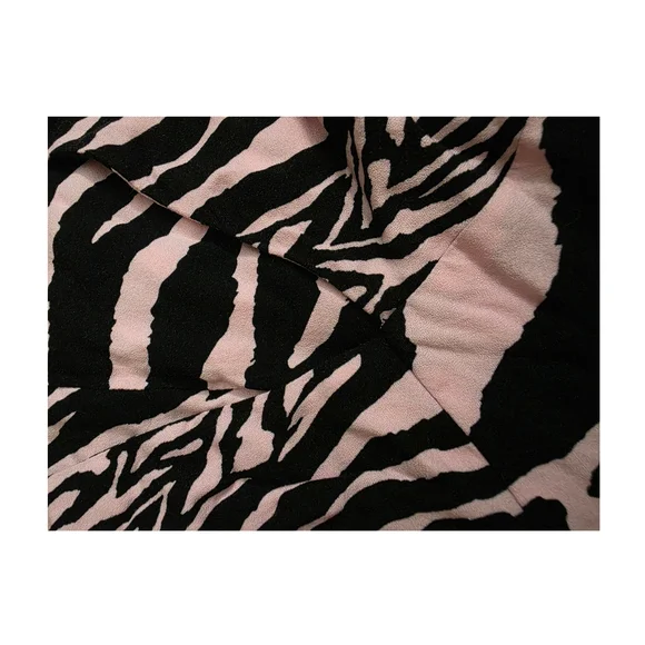 AFRM Pink and Black Zebra Print Dress - Picture 3 of 4